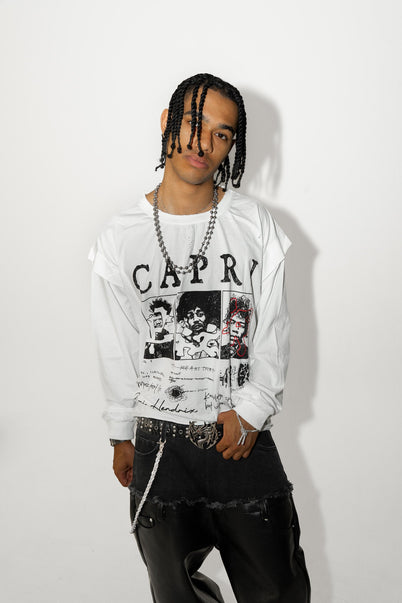 Capri White Long Sleeve