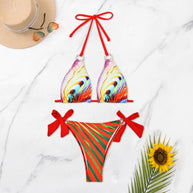 Bikini Printed Three-Piece Set Swimsuit Women Swimsuit Women Sexy